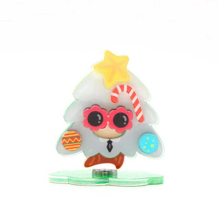 Christmas Magnetic Spinning Acrylic Standee - Dress-Up Tree