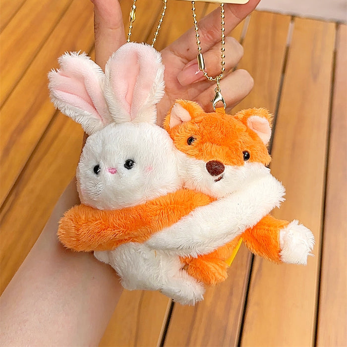 Plush Keychain - Bunny and Fox