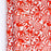 Gift Wrapping Paper Roll - 8M Red Candy Swirls