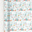 Gift Wrapping Paper Roll - 8M Whimsical Blue Christmas Trees and Deers
