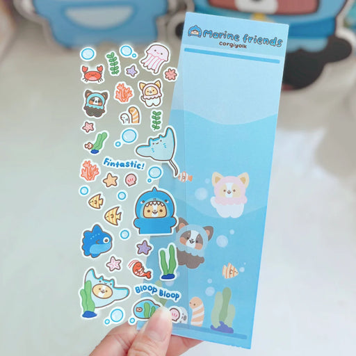 Sticker Sheet - Marine Friends