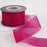 Gift Wrapping Organza Ribbon Thick - Berry Red