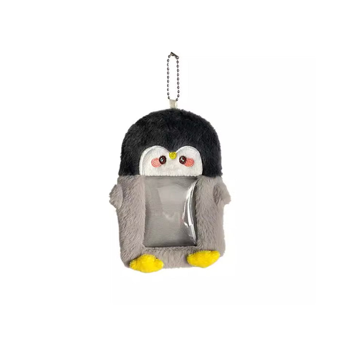 ID Card Holder - Gray Penguin