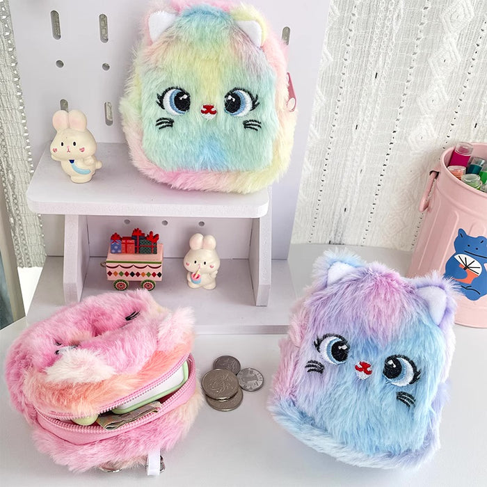 Coin Purse - Purple Cat