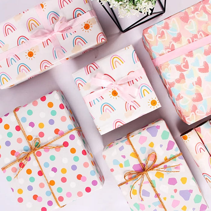 Gift Wrapping Paper Roll - 3M Pastel Pink Dots