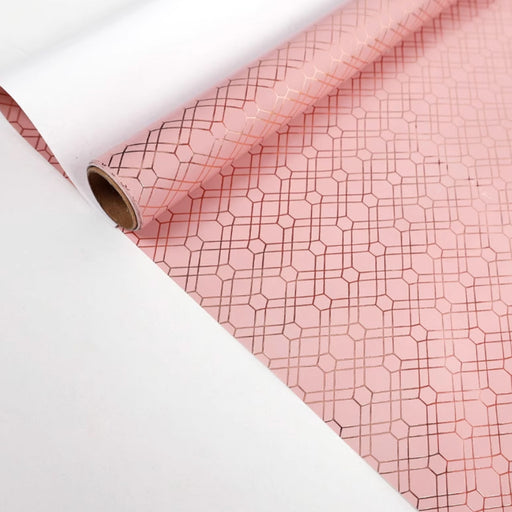 Gift Wrapping Paper Roll - 3M Pink Hexagons