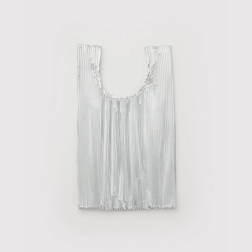 Baggu Pleated Baggu - Chrome Metallic