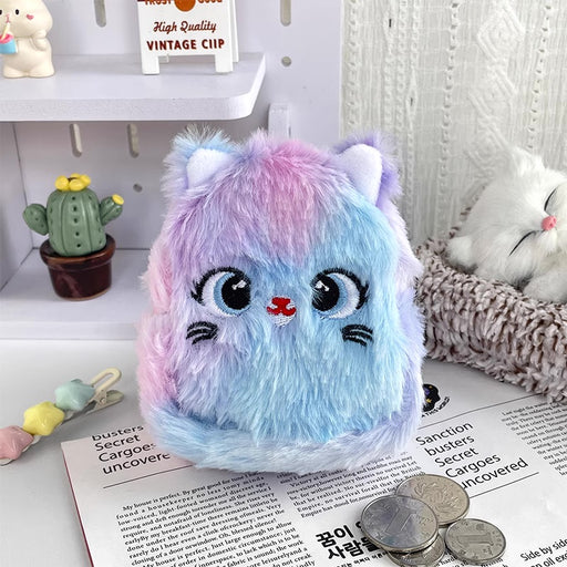 Coin Purse - Purple Cat