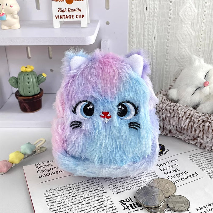 Coin Purse - Purple Cat