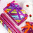 Gift Wrapping Paper Roll - 3M Candy Rainbow Angled Stripes