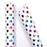 Gift Wrapping Paper Roll - 3M Colourful Foil Mini Stars