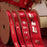 Gift Wrapping Ribbon - Merry Christmas on Red