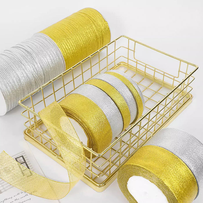 Gift Wrapping Ribbon Ultra Thin - Gold