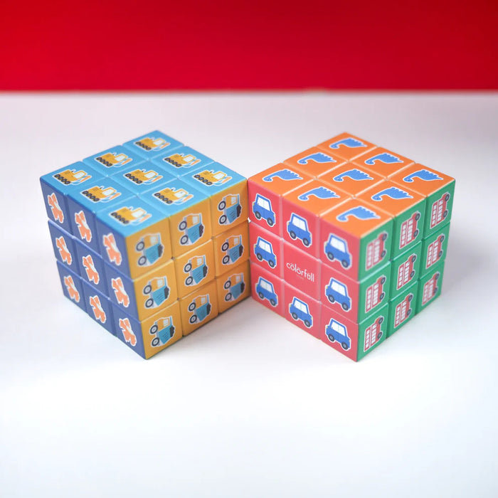 Rubix Cube - Boys (Dino, Transport, Construction)