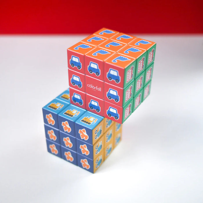 Rubix Cube - Boys (Dino, Transport, Construction)