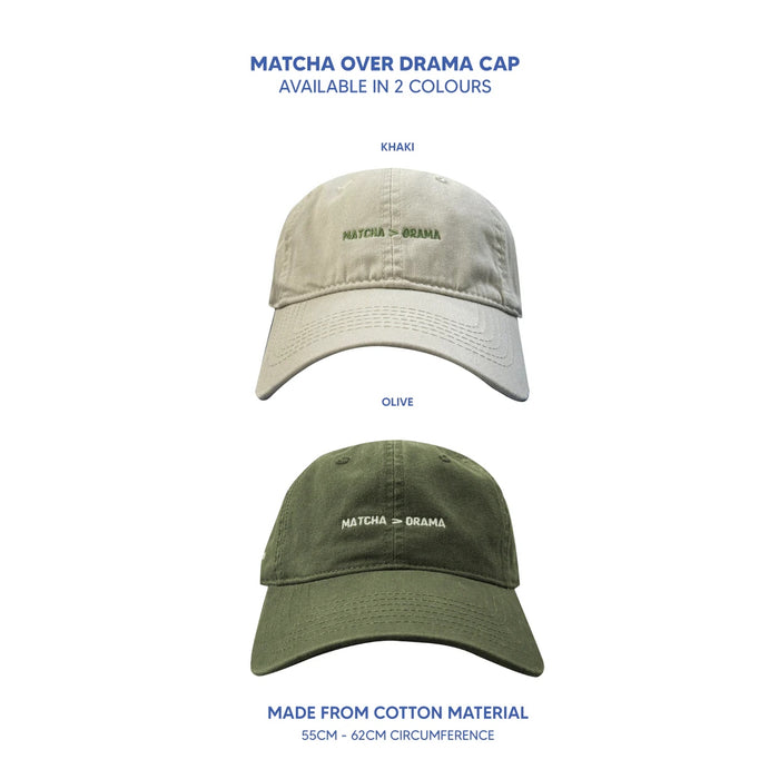 Matcha Over Drama Cap - Olive