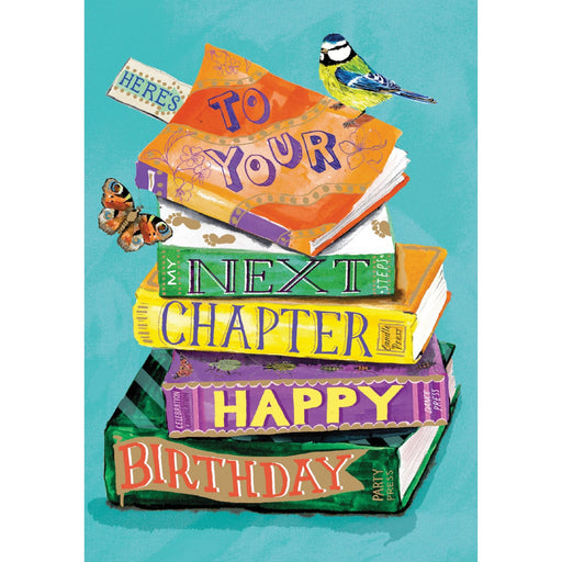 Greeting Card - Birthday Bookstack