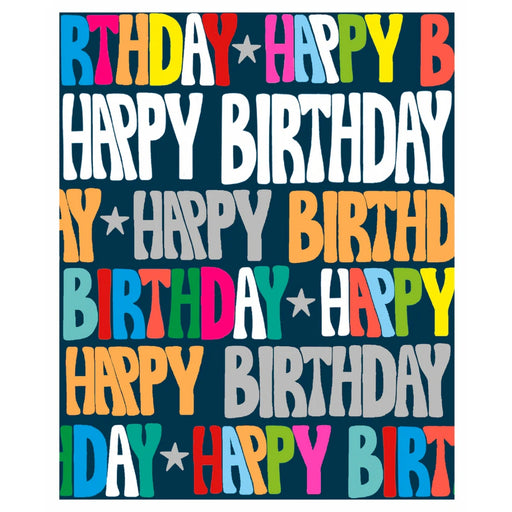 Greeting Card - Ps Hunky Dory Birthday Text Repeat