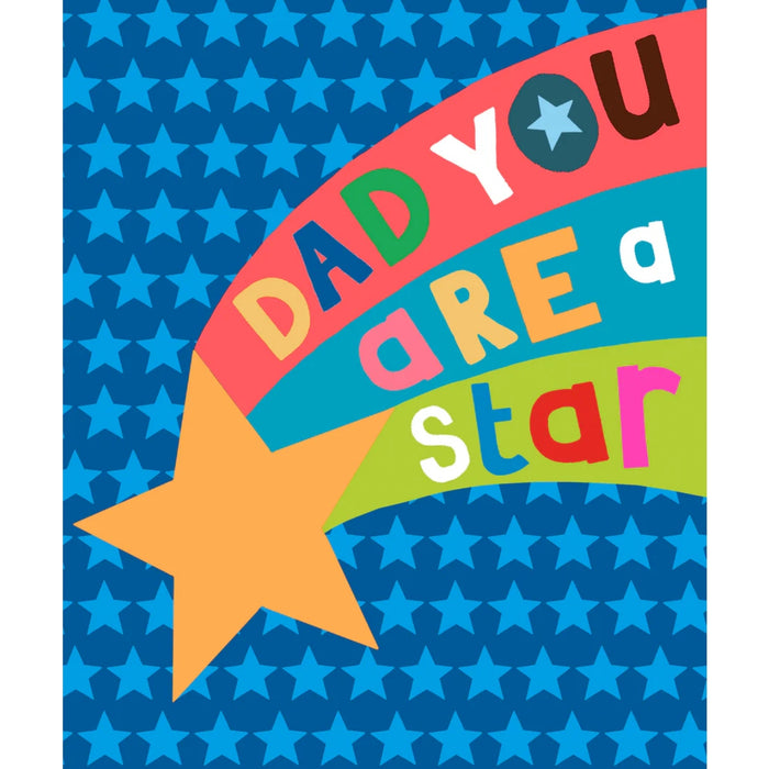 Greeting Card - Hunky Dory Dad Star