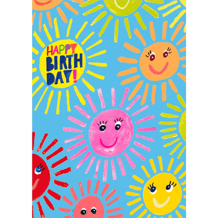Greeting Card - Ps Sunshine Happy Birthday Smiley Sunshines