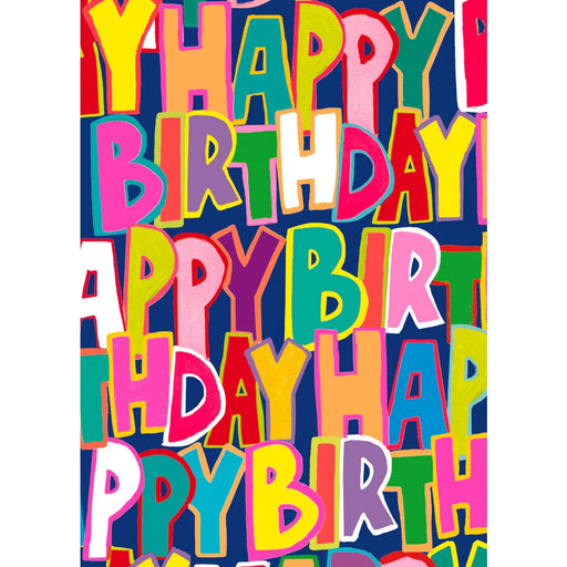 Greeting Card - Ps Sunshine Birthday Text All Over