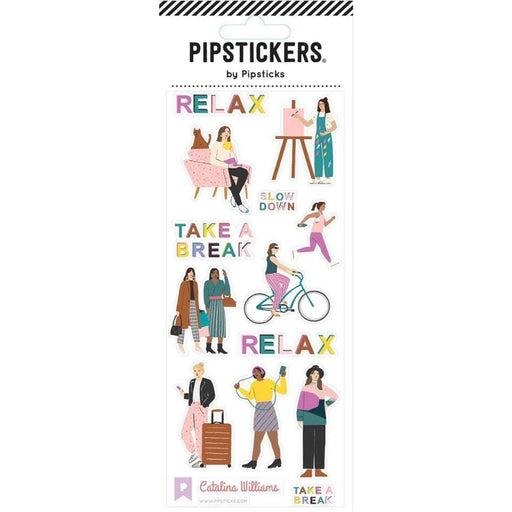 Pipstickers - Take A Break by Catalina Williams