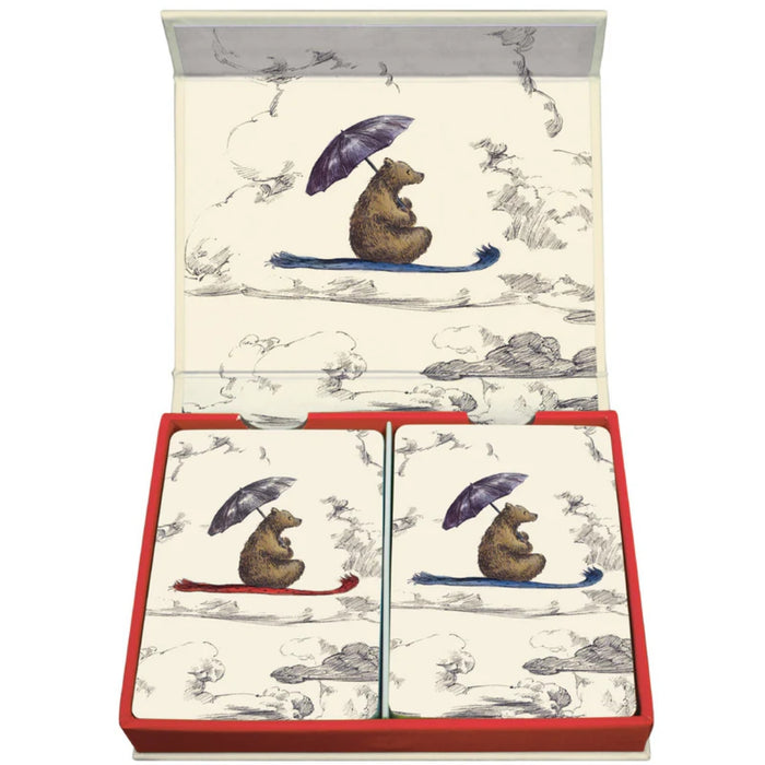 Playing Cards Flying Bear