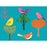 Lux Notecard Box Modern Birds