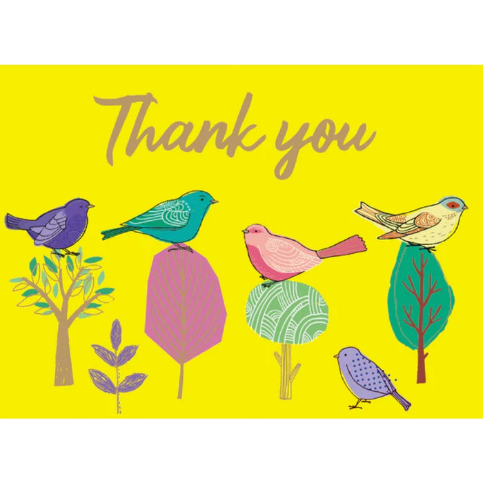 Lux Notecard Box Modern Birds