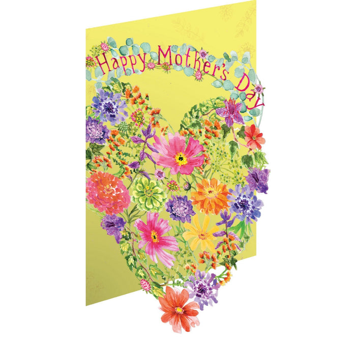 Greeting Card - LC Mothers Day Flowery Heart