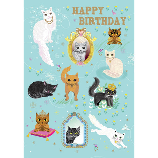 Greeting Card - Precious Cats Birthday