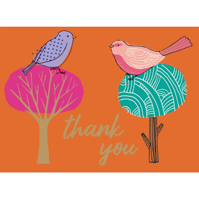 Lux Notecard Box Modern Birds