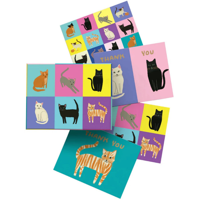 Lux Notecard Box Cat Etticate