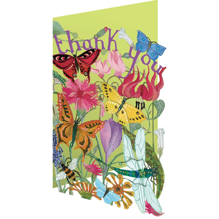 Greeting Card - LC Beautiful Butterly Thank U