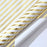 Gift Wrapping Paper Roll - 3M Gold Foil Stripes (Vertical)