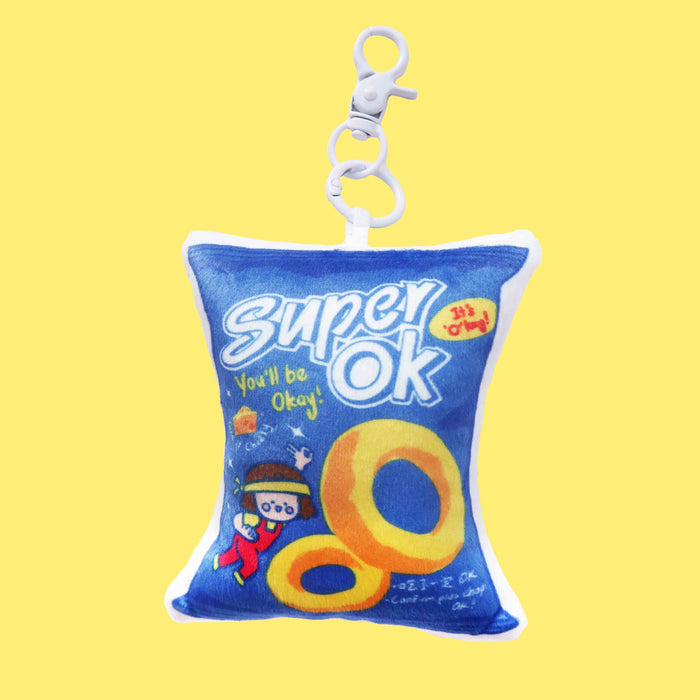Plush Keychain - Super OK