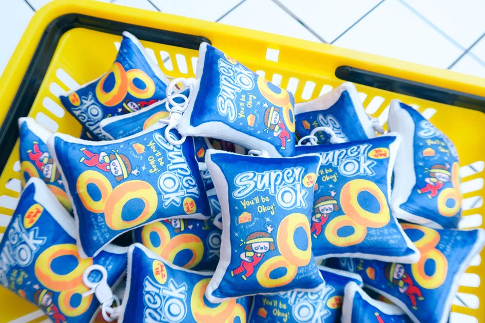 Plush Keychain - Super OK