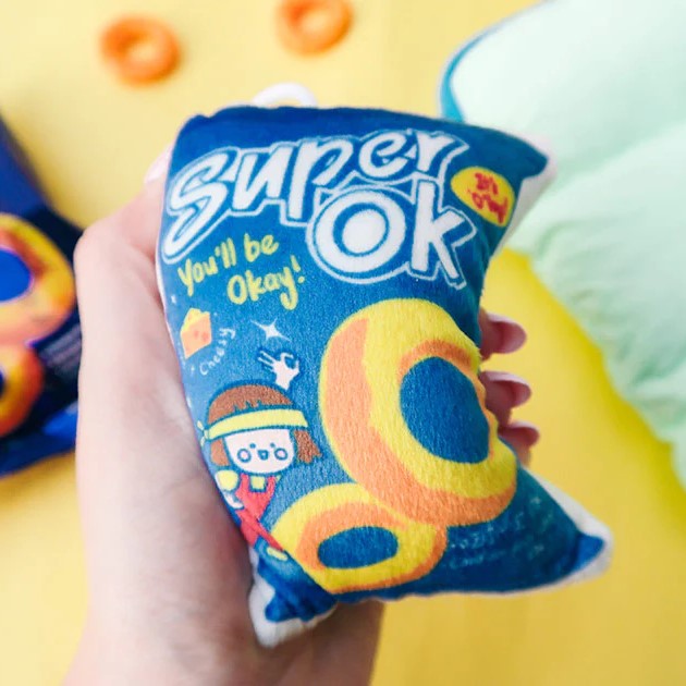 Plush Keychain - Super OK