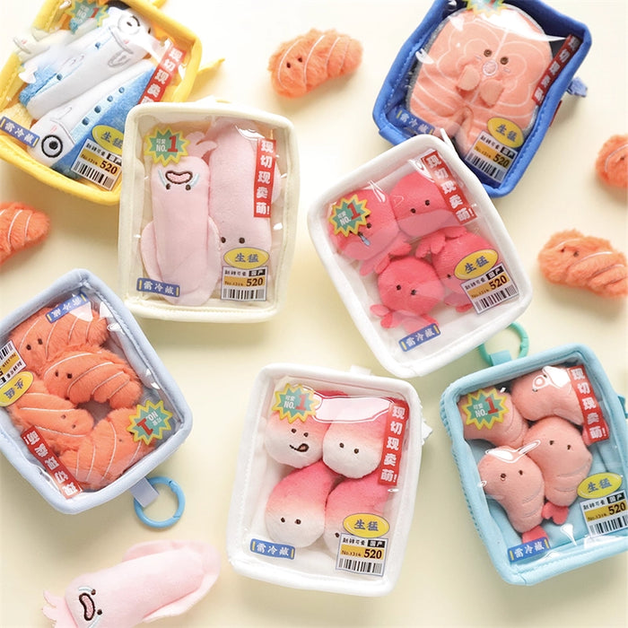 Plush Bag Charm - Tray of Shrimp