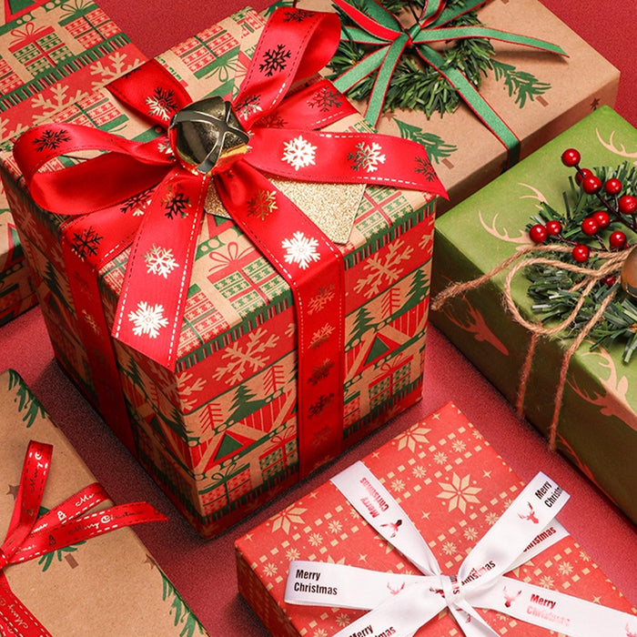 Gift Wrapping Paper Roll - 3M Christmas Elements