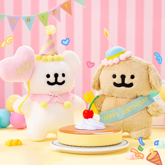 Stuffed Doll Bag Pendant - Little White Dog