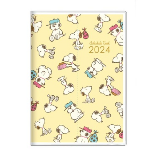 2024 B6 Schedule Book - Snoopy Flyer Yellow