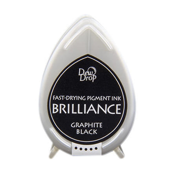 Brilliance Dew Drop Ink Pad Mini - Graphite Black