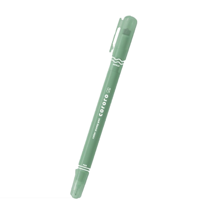 Cororo Roller Stamp Pen - Wavy Green