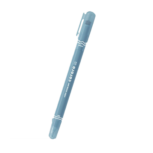 Cororo Roller Stamp Pen - Wavy Light Blue