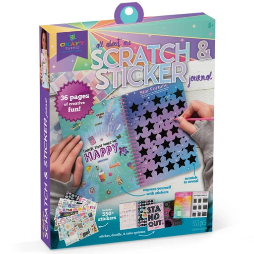 Craft-tastic All About Me Scratch & Sticker Journal