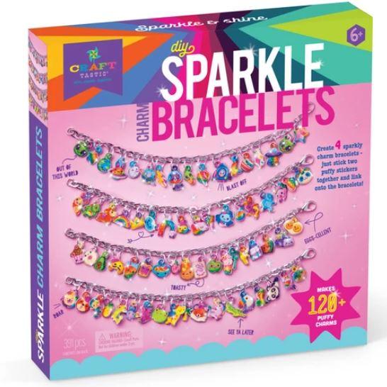 Craft-tastic DIY Sparkle Charm Bracelets