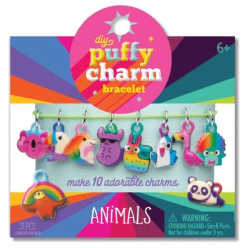 Craft-tastic Puffy Charm Bracelet Assortment - Animals