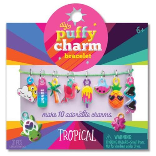 Craft-tastic Puffy Charm Bracelet Assortment - Tropical
