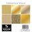 DCWV Mat Stack Cardstock-Solid Gold 6 x 6